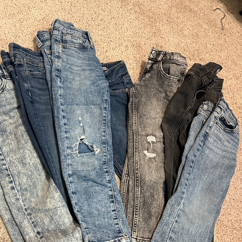 Cat jack , old navy , and wonder nation jeans 7 pairs